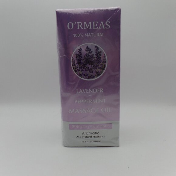 O'RMEAS Lavender + Peppermint Massage Oil - 10.2 oz 12/2029 Exp - Picture 1 of 5
